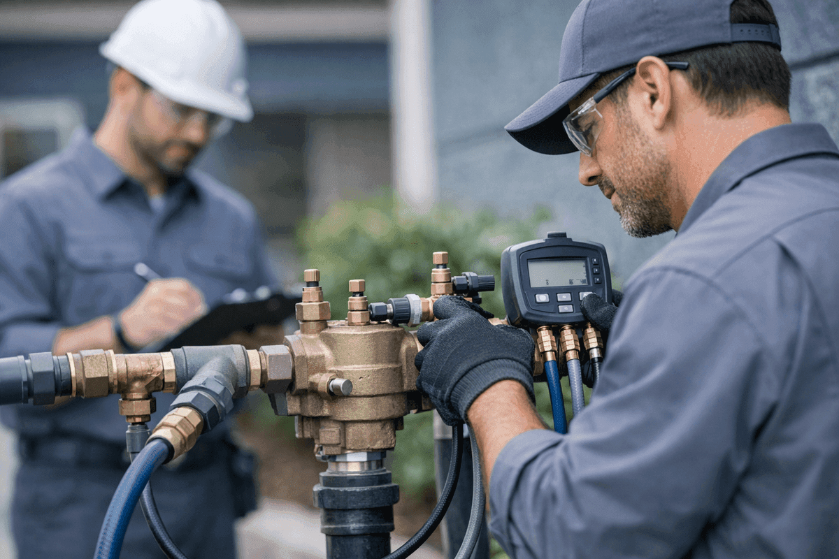 Backflow Testing service by Splash Plumbing