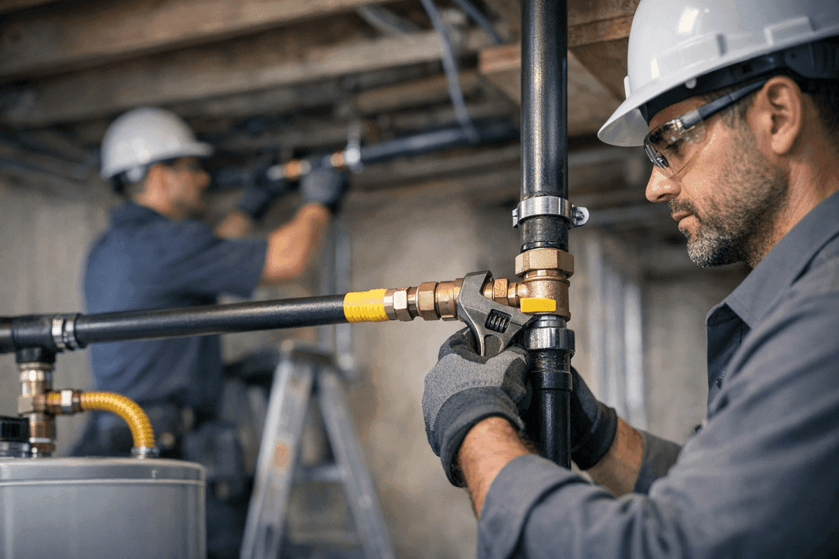 Gas Line Installation service by Splash Plumbing