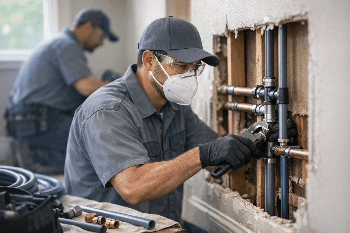 Repiping service by Splash Plumbing