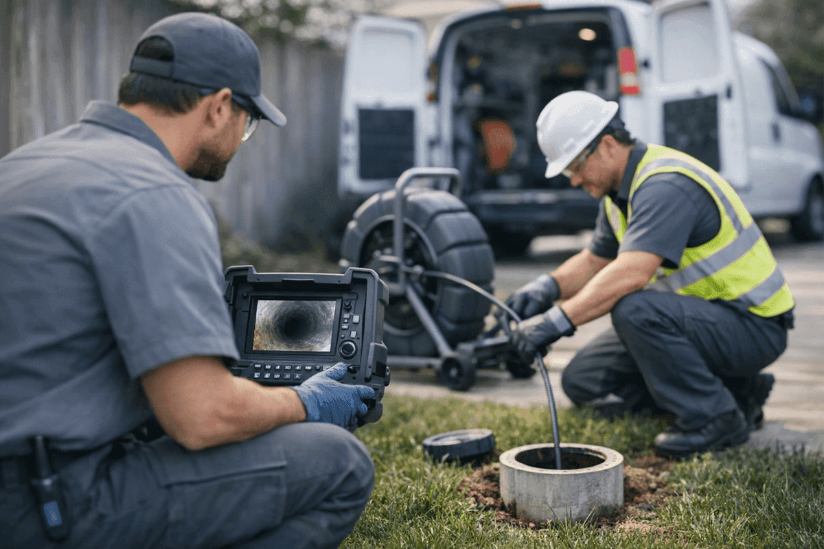 Sewer Line Inspection service by Splash Plumbing