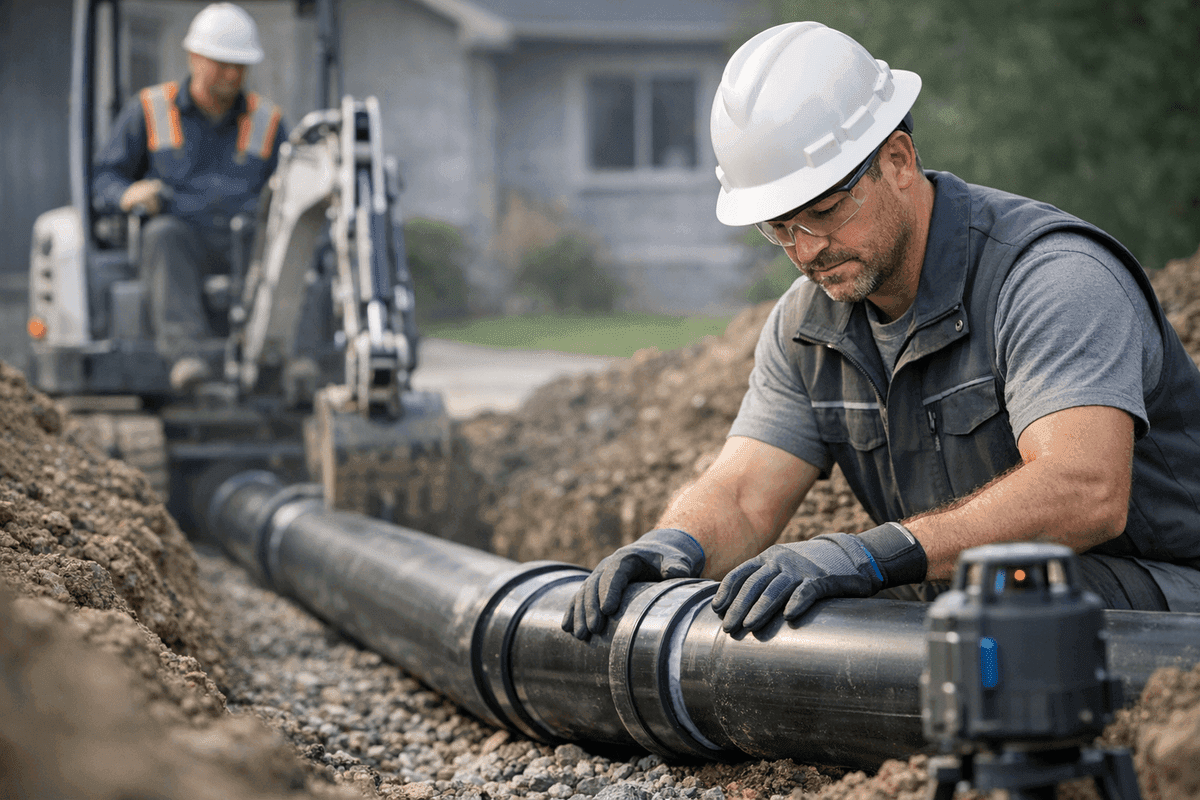 Sewer Line Installation service by Splash Plumbing