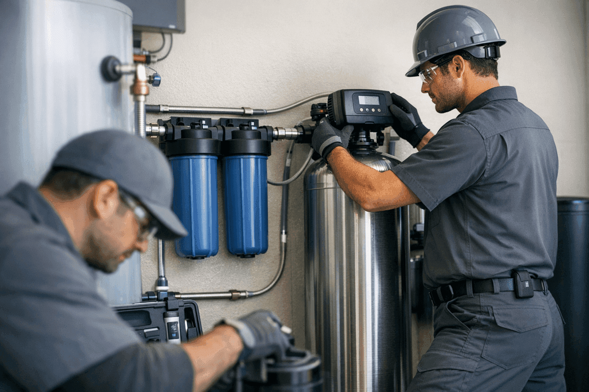 Water Filtration Systems service by Splash Plumbing